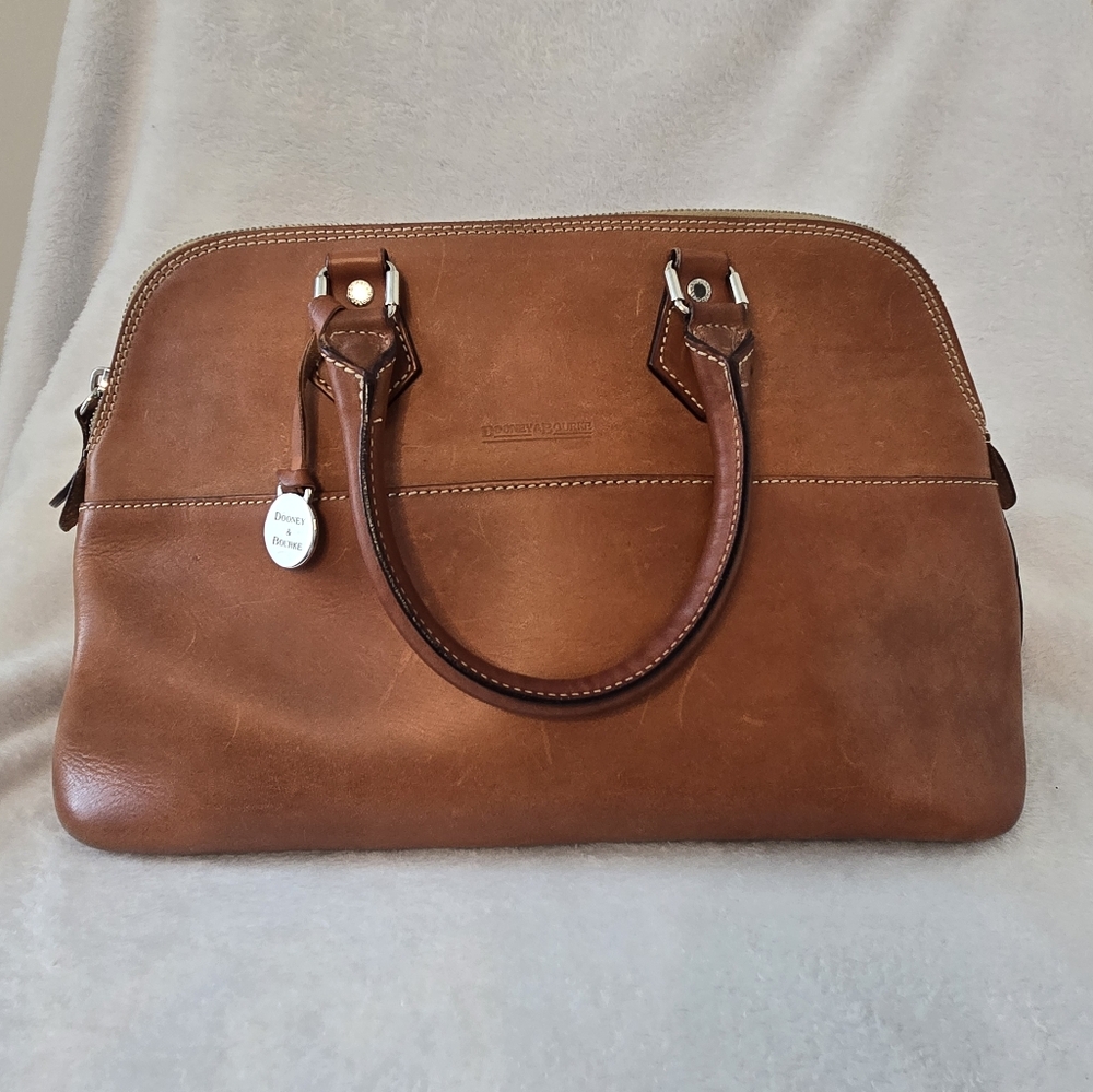 Dooney & Bourke Alto Vintage Brown Leather Bag